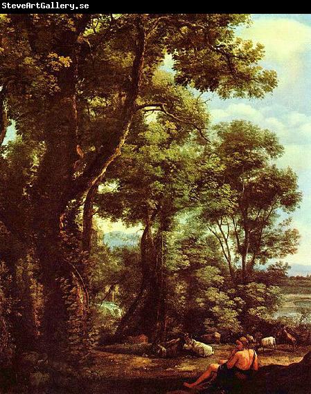 Claude Lorrain Landschaft mit Ziegenhirt